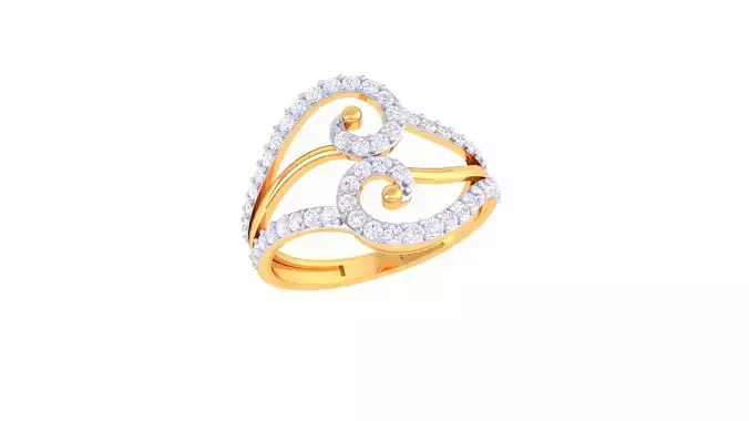 Women Ring MTL 3dm STL OBJ FBX Details