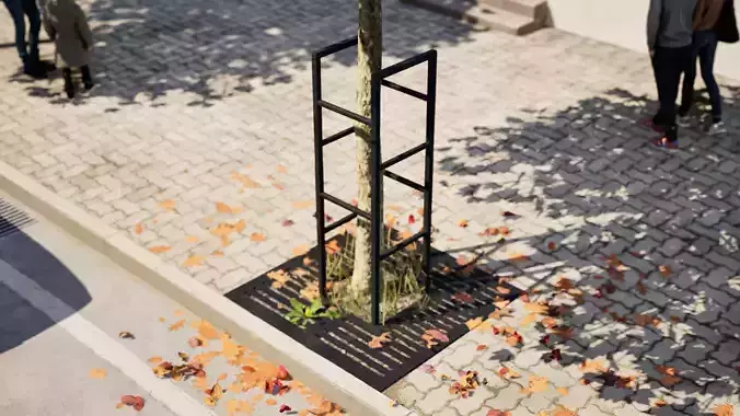 Tree grill lattice