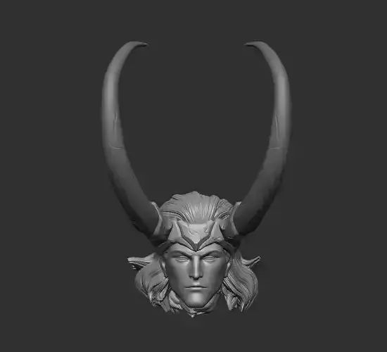 Loki Marvel Rivals Headsculpt for Action Figures