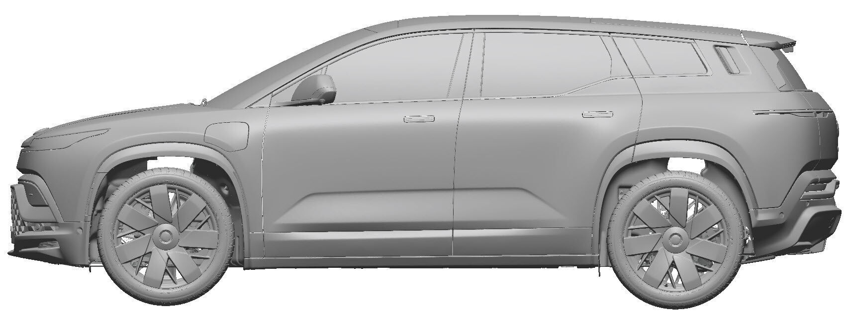 Fisker Ocean One 2023 - Exterior Scan 3D model 3D model_2