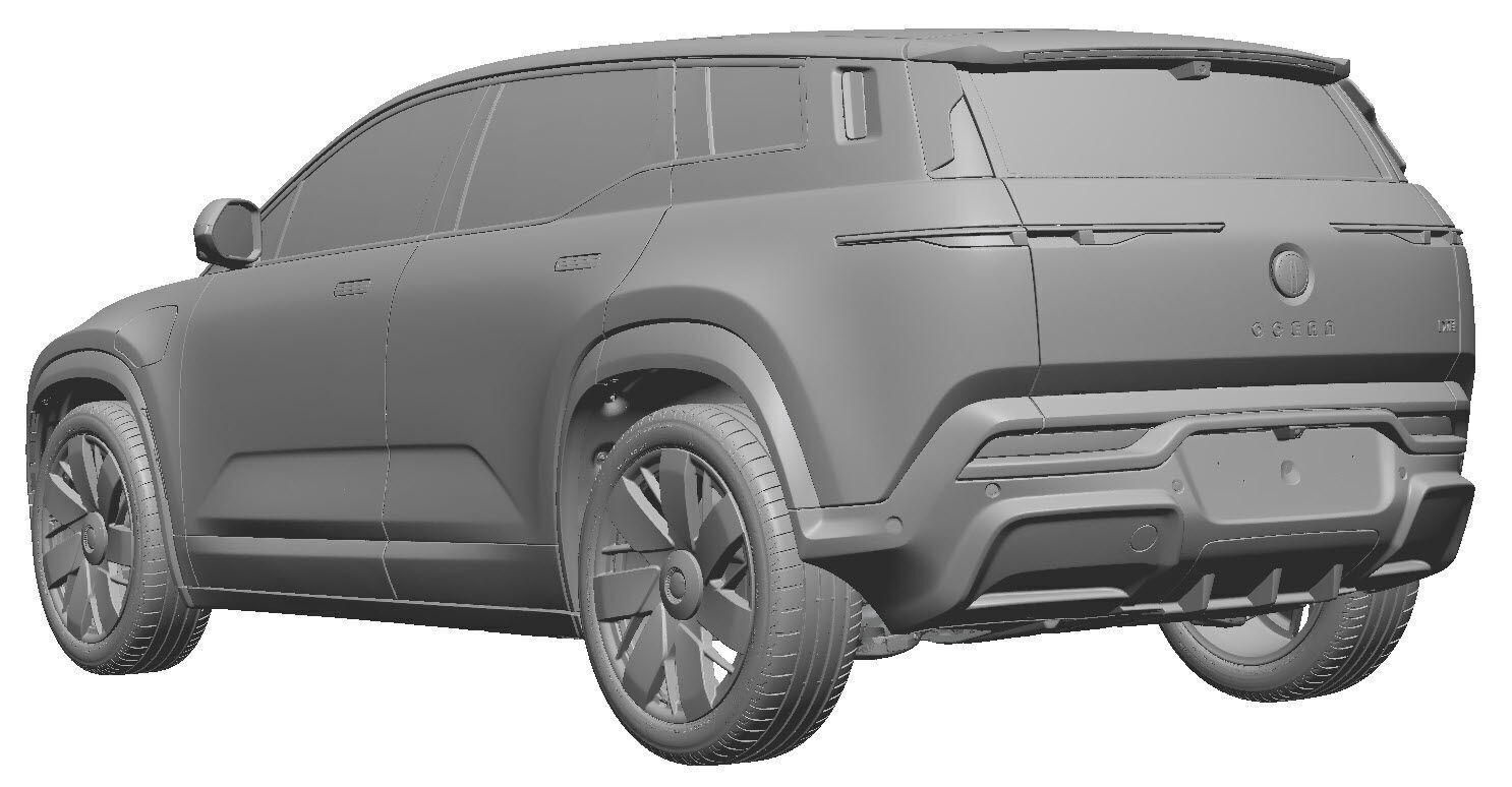 Fisker Ocean One 2023 - Exterior Scan 3D model 3D model_1