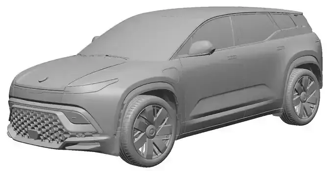 Fisker Ocean One 2023 - Exterior Scan 3D model