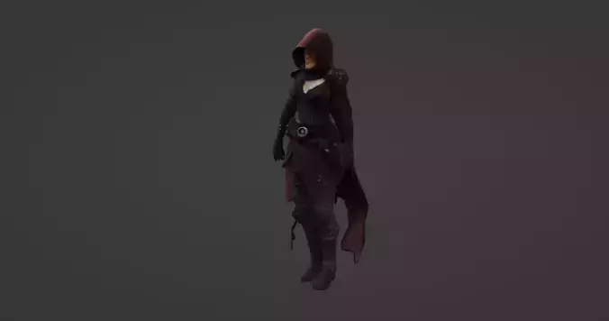 Rogue Warrior - Hooded Fantasy Character Model