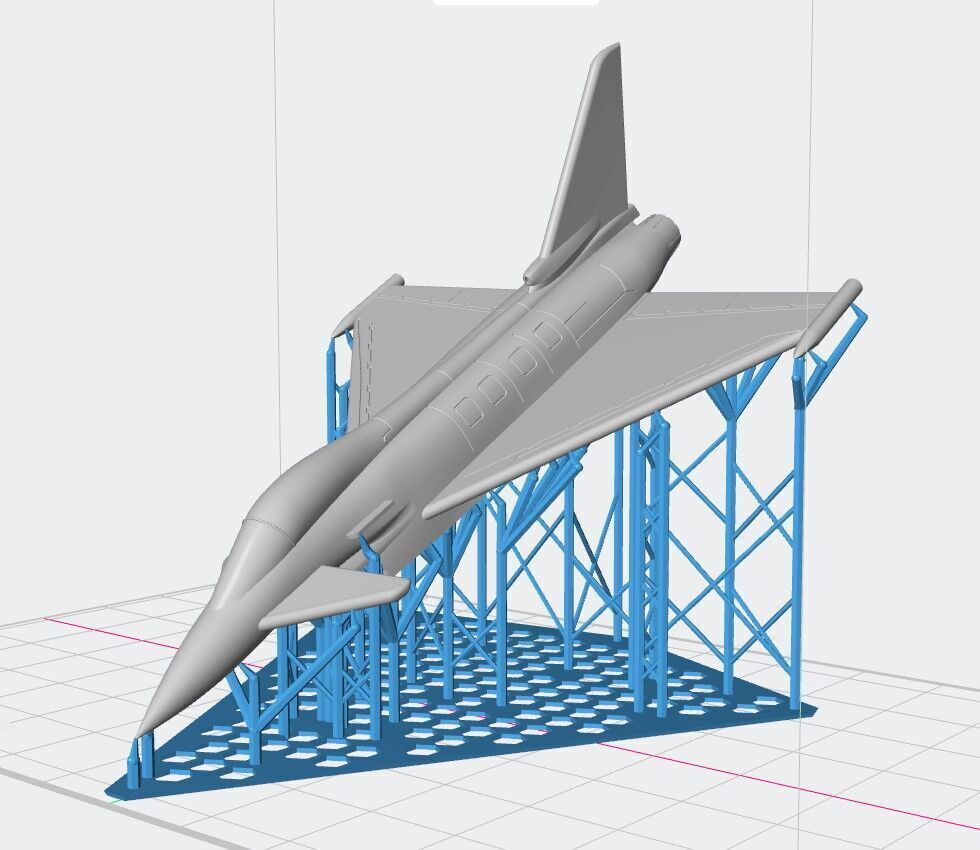 Eurofighter 2000 3D print model_4
