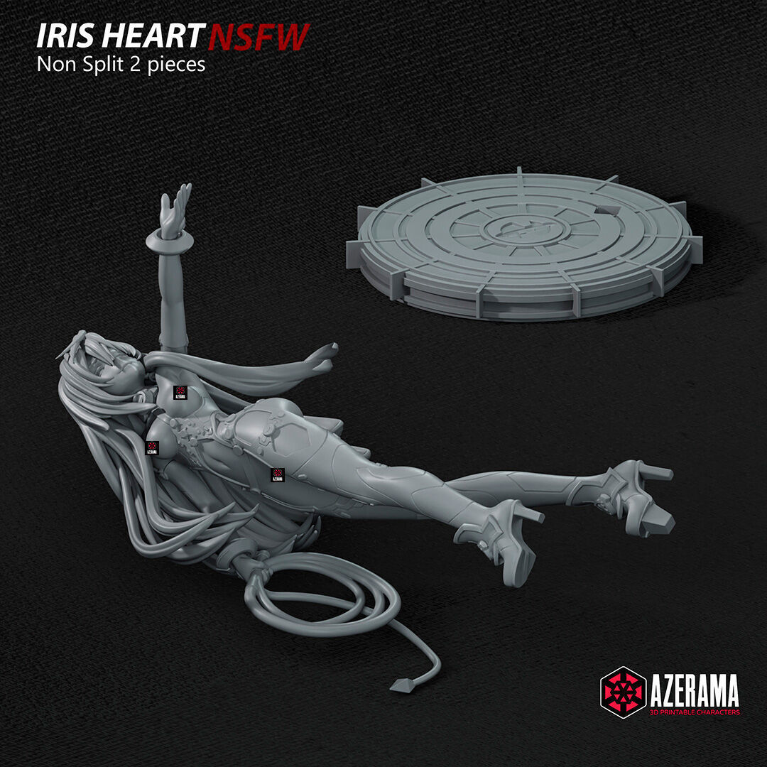 Iris Heart NSFW STL Ready for 3D Printing 3D print model_5