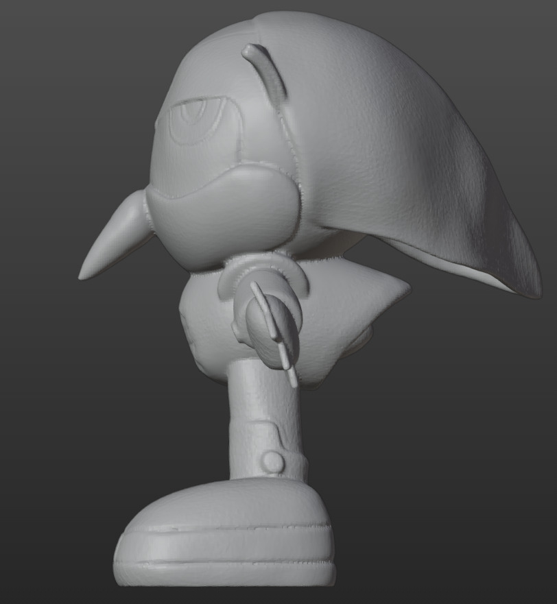 Bootleg Metal Sonic 3D print model_3