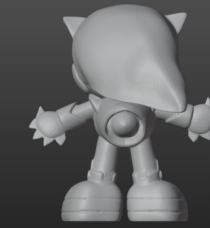 Bootleg Metal Sonic 3D print model_4