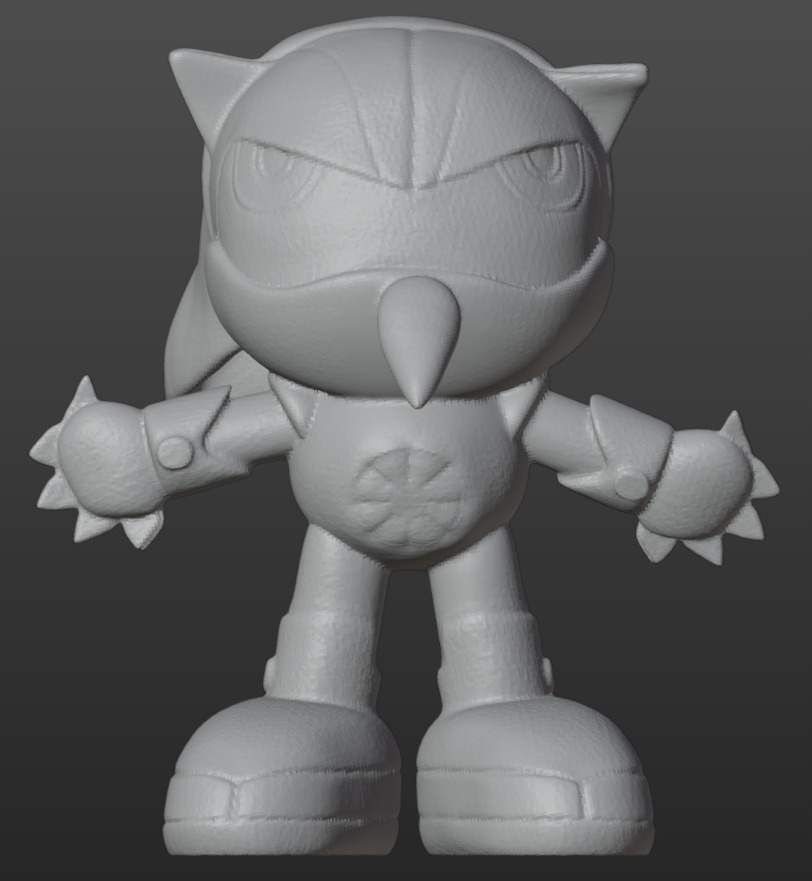 Bootleg Metal Sonic 3D print model_1