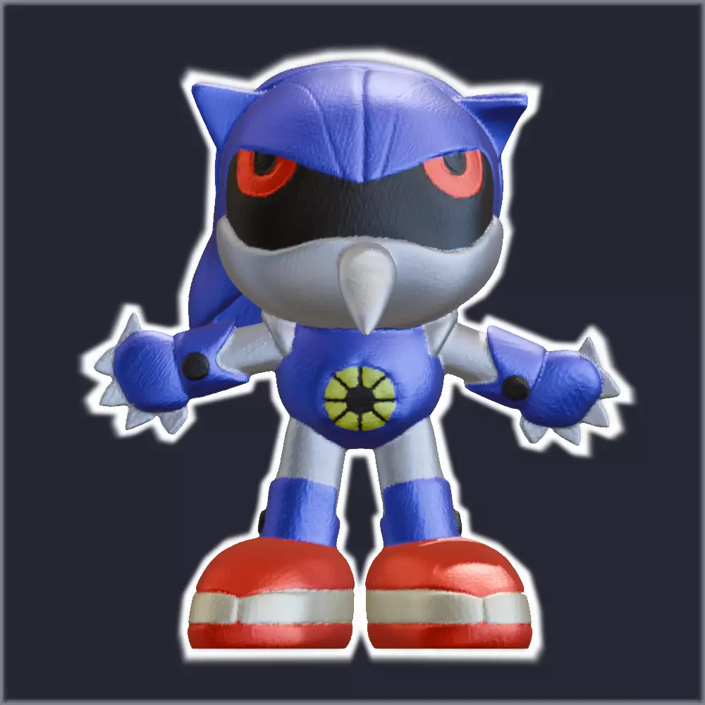 Bootleg Metal Sonic 3D print model_0