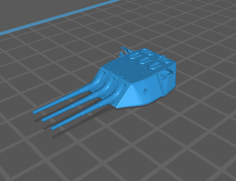 World of Warships 1-700 Kremlin Soviet Battleship Model Kit 3D print model_7