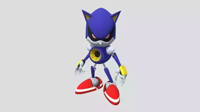 Classic Metal Sonic Animation - Sonic CD 3D model