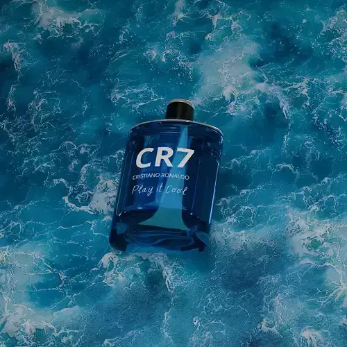 CR7 perfume in the ocean 3D model