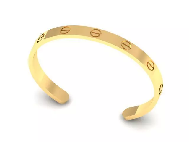 cartier love bracelet Free 3D print model_0