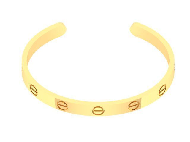 cartier love bracelet Free 3D print model_1