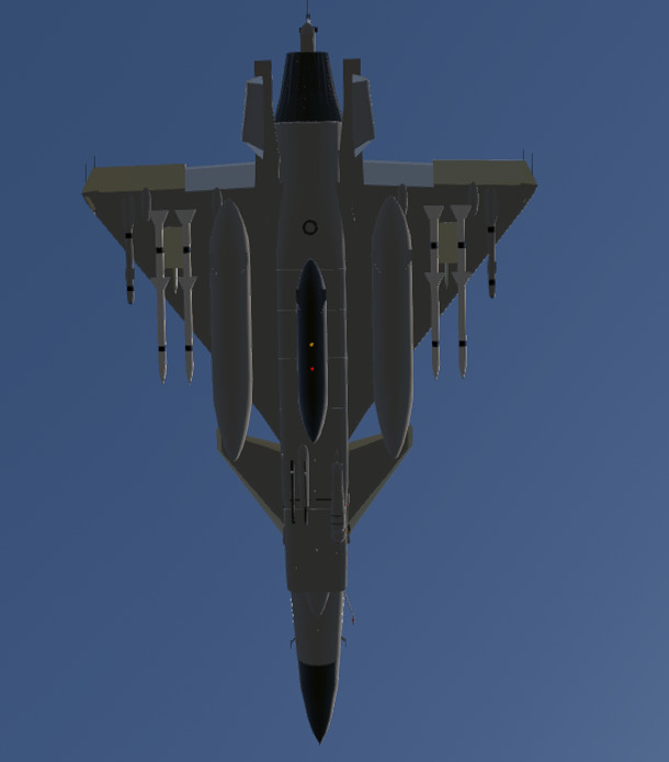 J-10C CGI 3D Model Low-poly 3D model_3