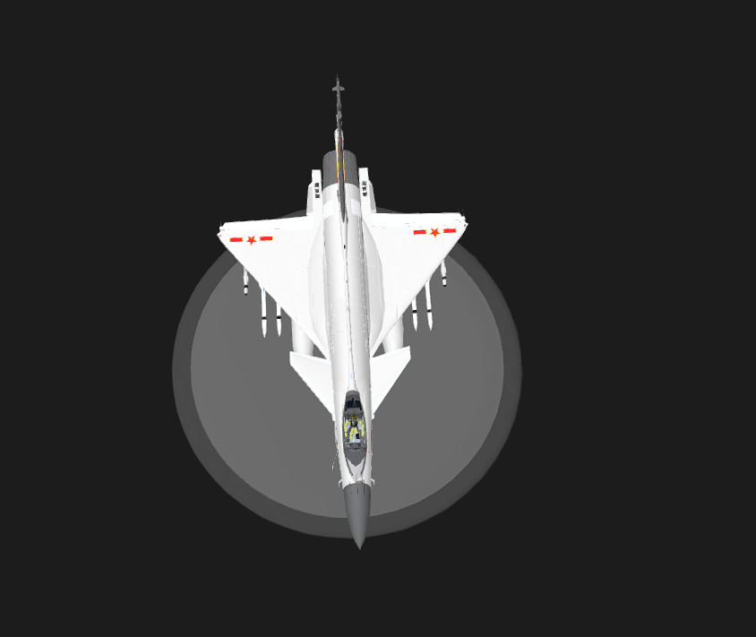 J-10C CGI 3D Model Low-poly 3D model_1