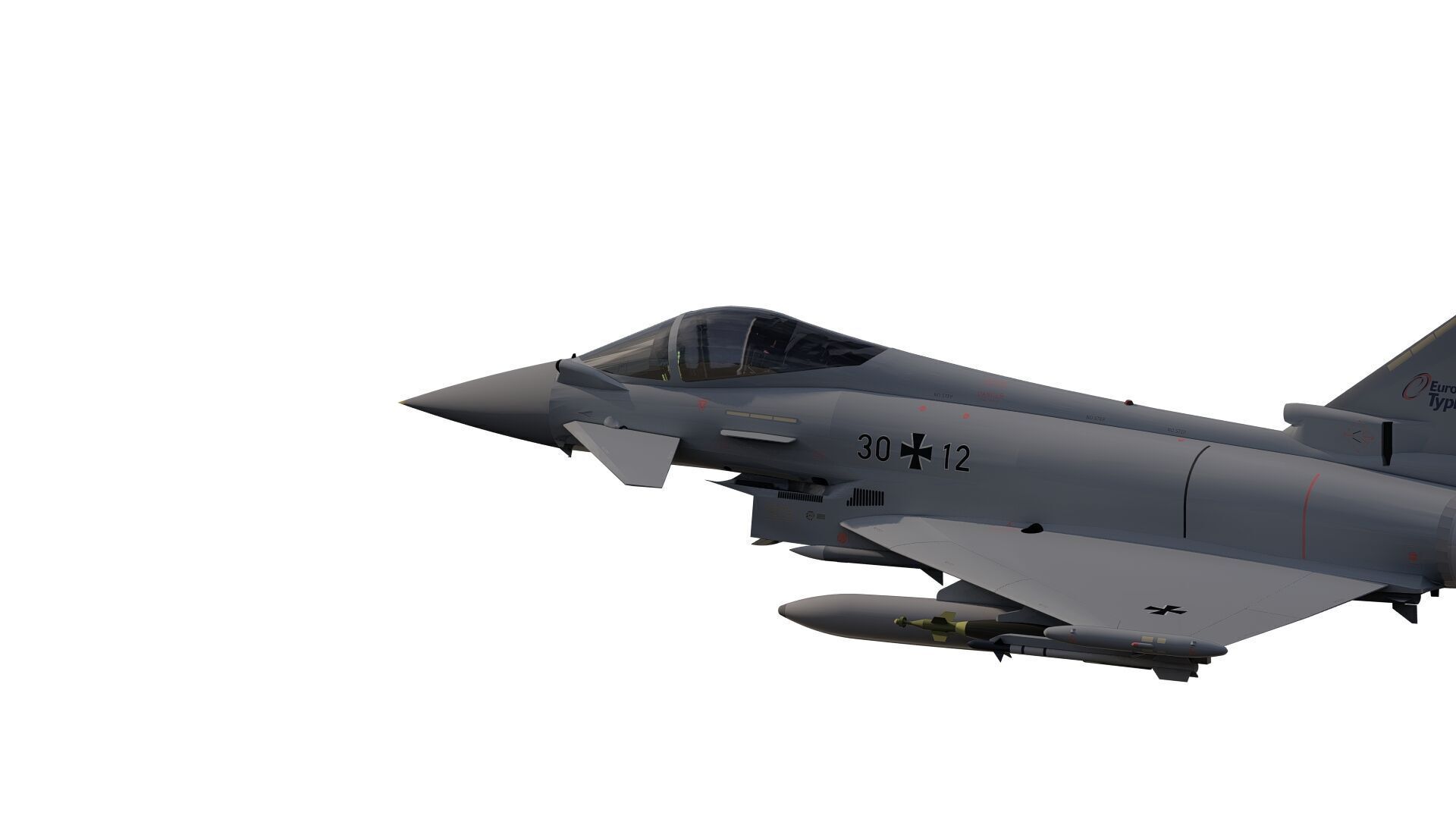 Eurofighter Typhoon 3D model_6