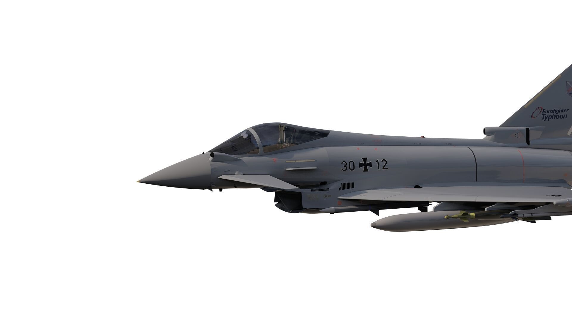 Eurofighter Typhoon 3D model_4