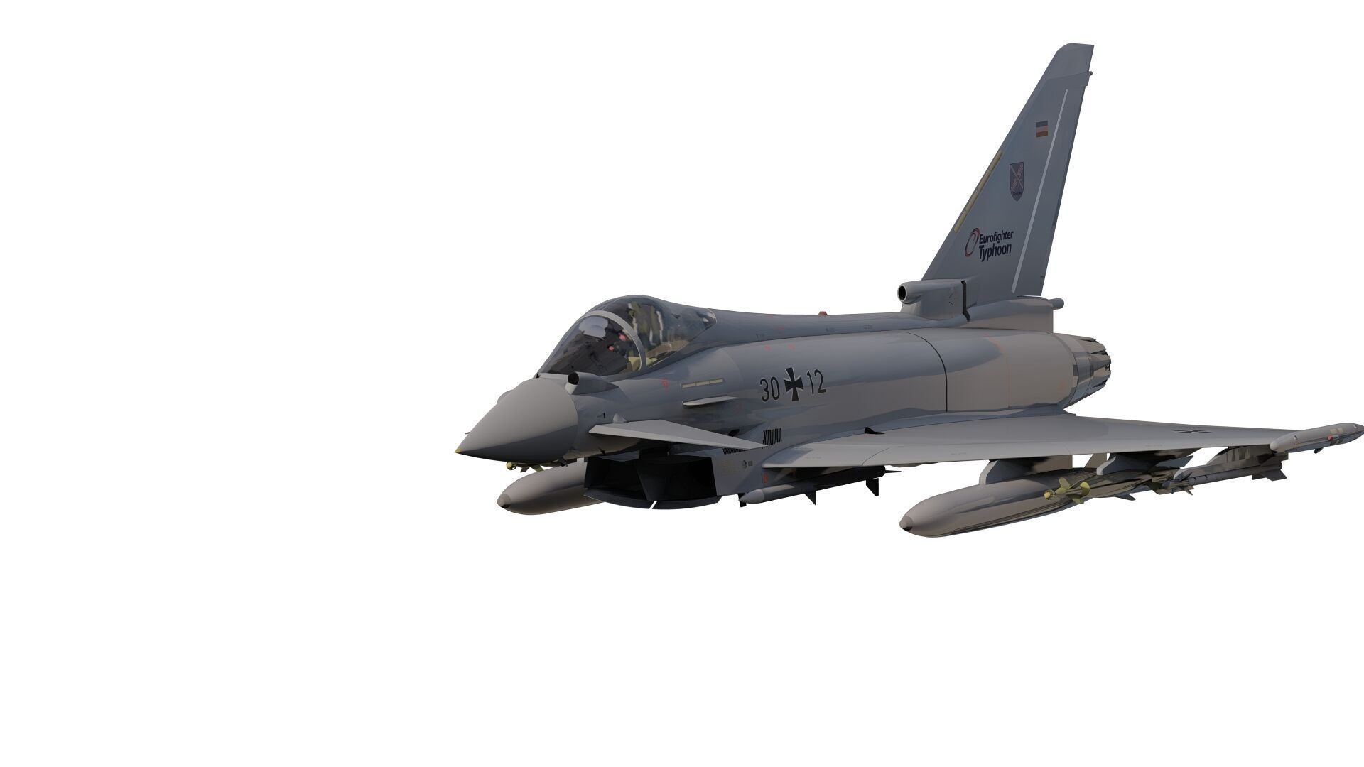Eurofighter Typhoon 3D model_1
