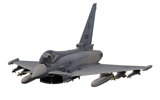 Eurofighter Typhoon 3D model