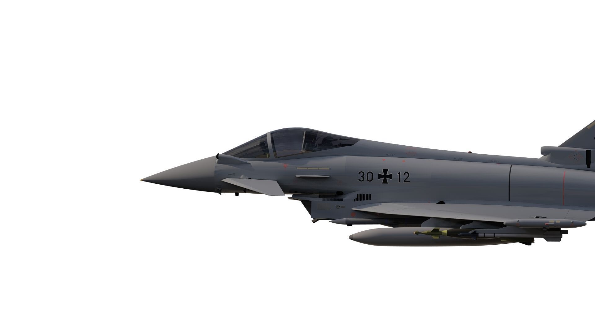 Eurofighter Typhoon 3D model_5