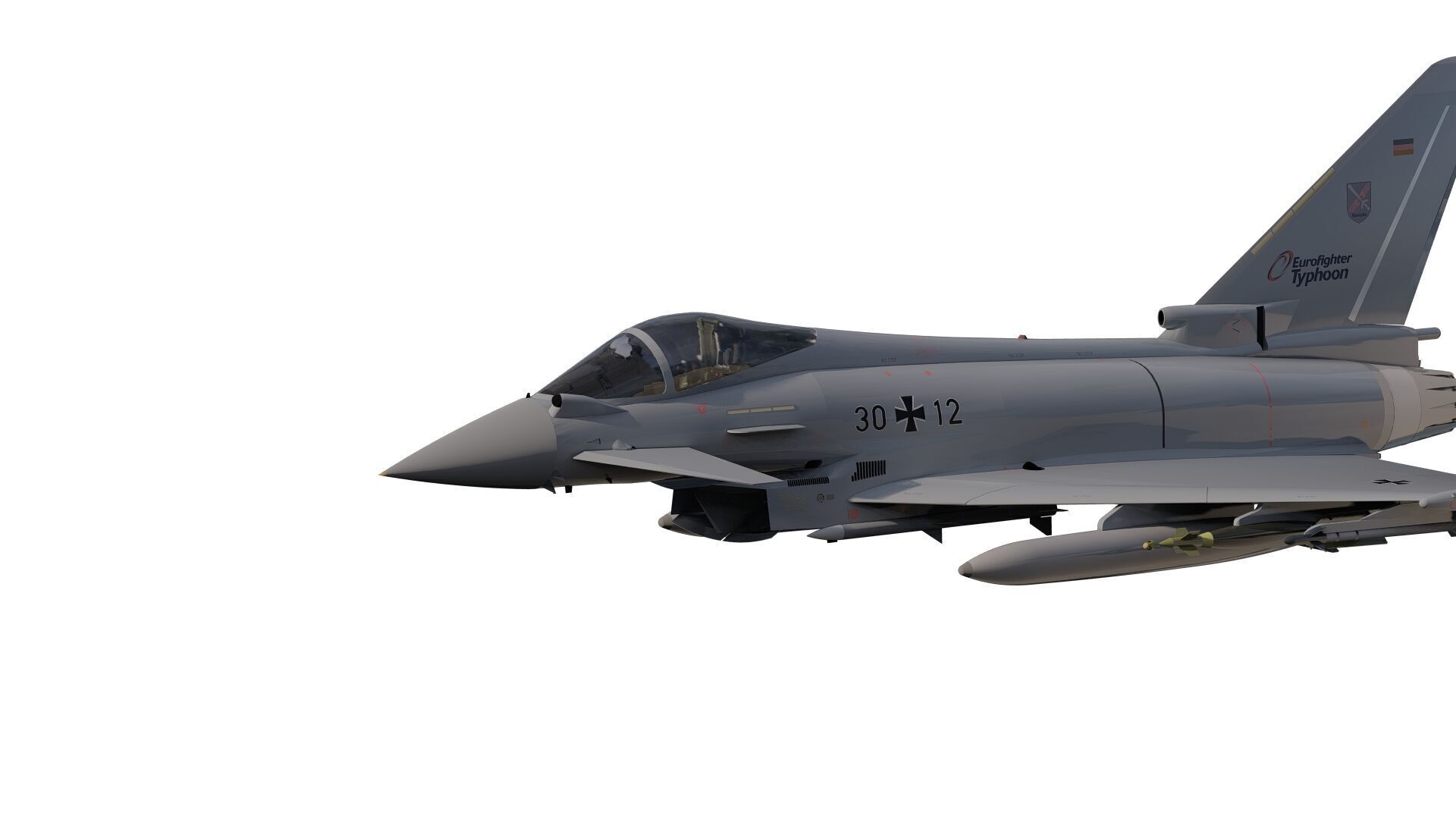 Eurofighter Typhoon 3D model_3