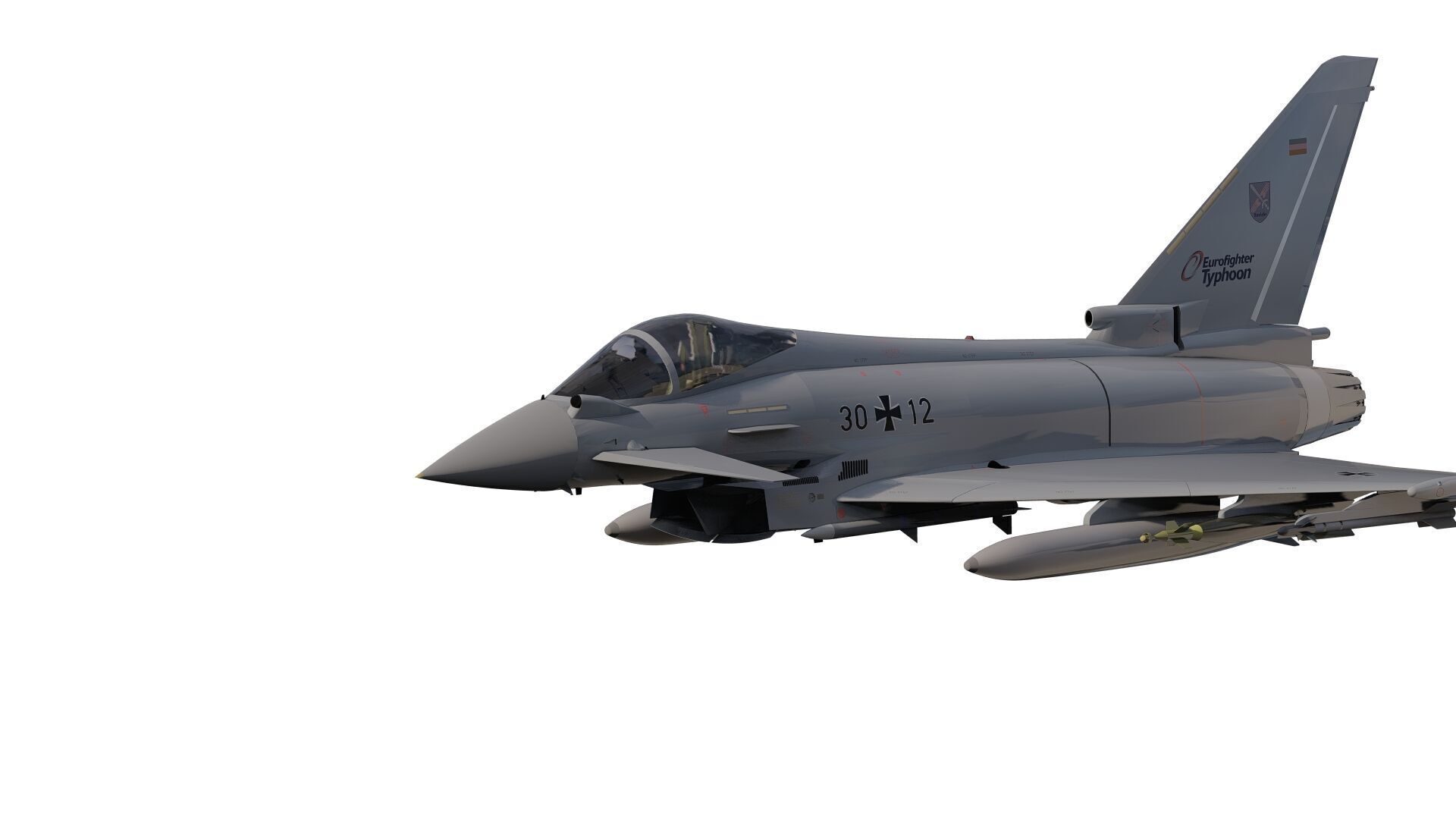 Eurofighter Typhoon 3D model_2