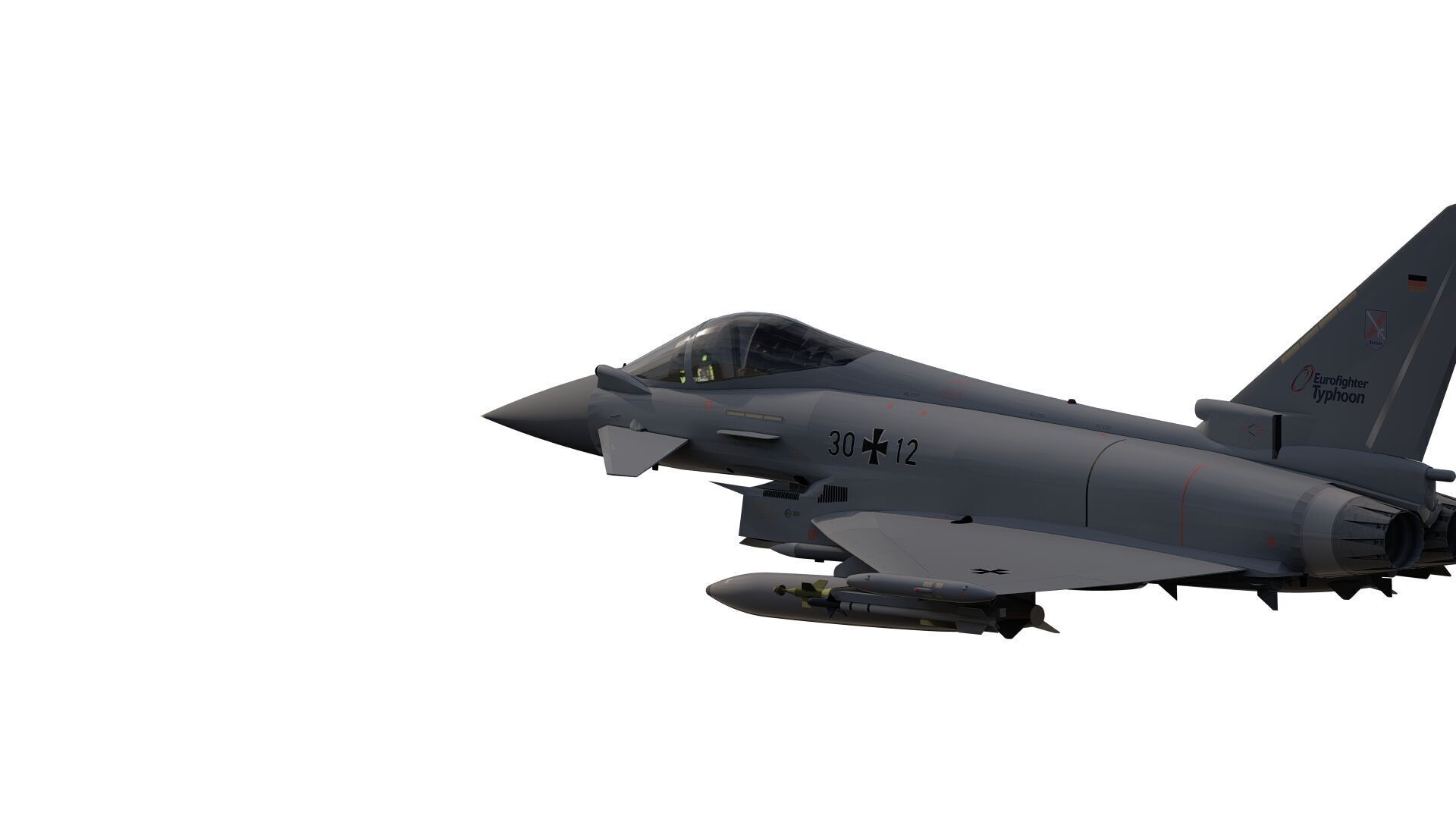 Eurofighter Typhoon 3D model_7