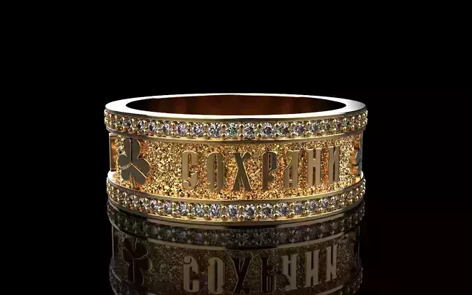 Save and protect ring model 699 3D print model