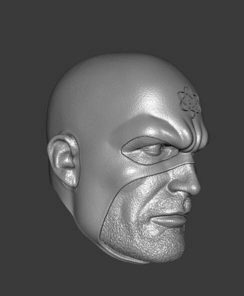 DC THE ATOM EXPRESSIONS 3-PACK 3D print model_2