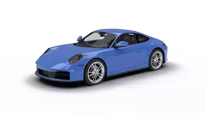 Porsche 911 Carrera 2025 3d model  3D model