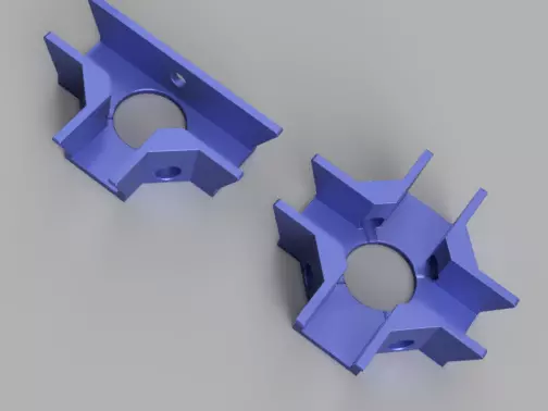 T-Type Perpendicular Woodworking Clamp Angular Joinery Bracket 3D print model