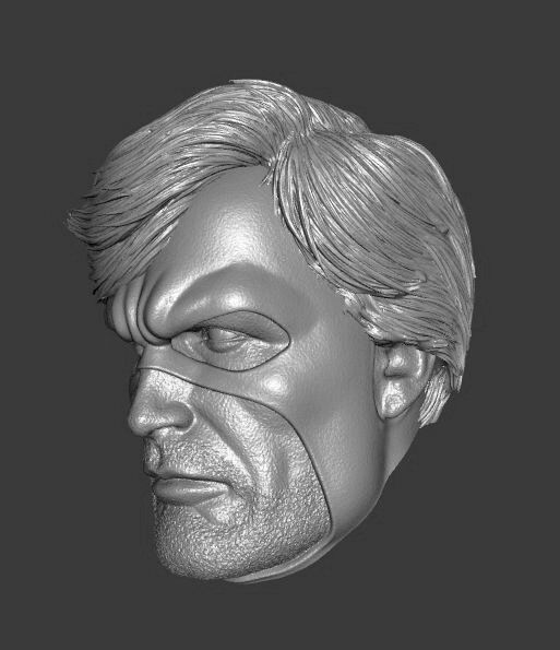 MARVEL CAPTAIN MARVEL CLASSICS EXPRESSIONS 3-PACK 3D print model_3