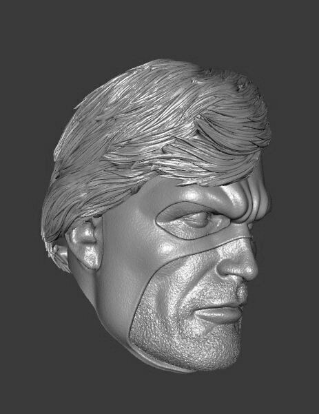 MARVEL CAPTAIN MARVEL CLASSICS EXPRESSIONS 3-PACK 3D print model_2