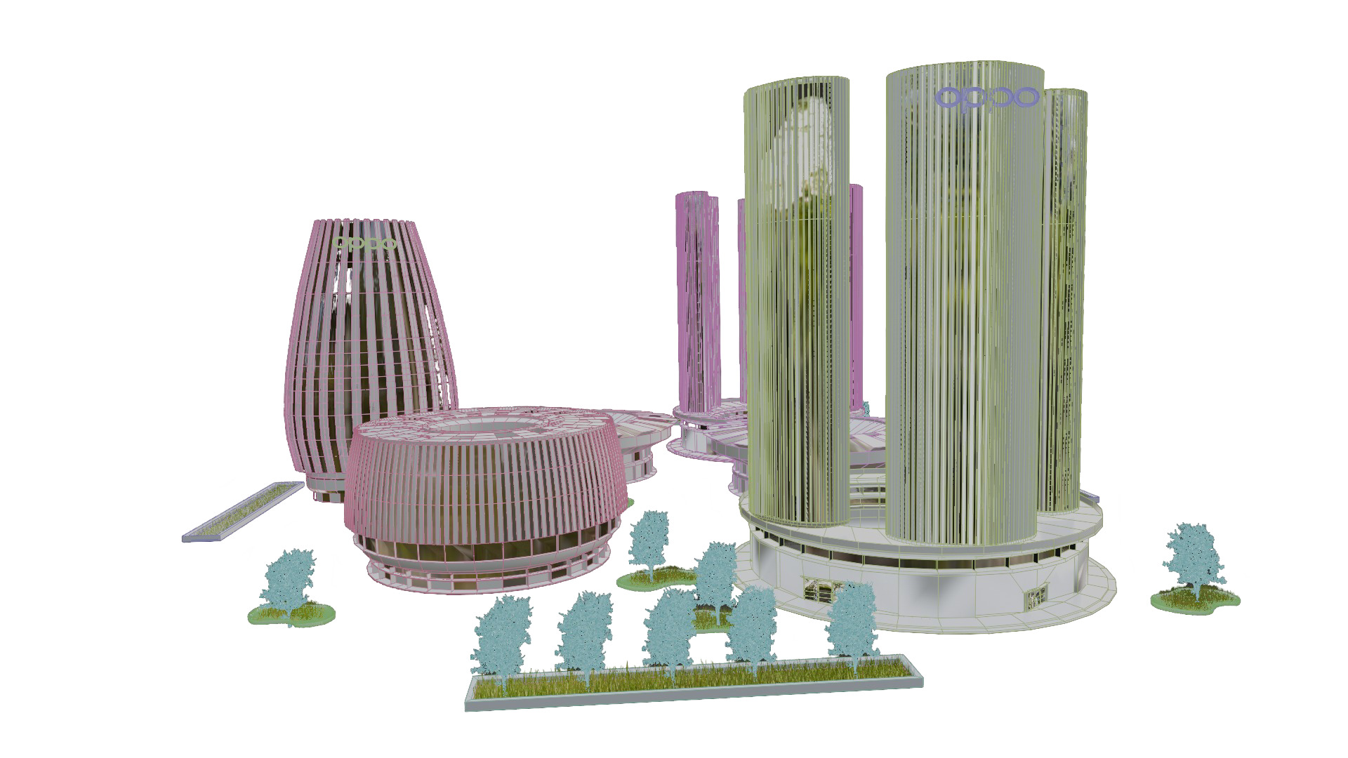 Oppo Headquarters in china 3D model_10