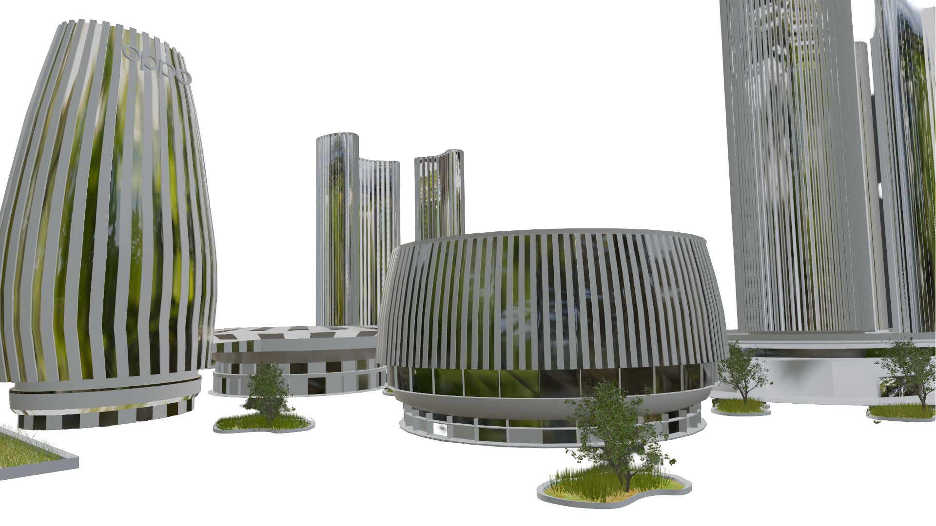 Oppo Headquarters in china 3D model_12