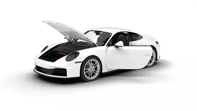 Porsche 911 Carrera 2025 3d model HQ