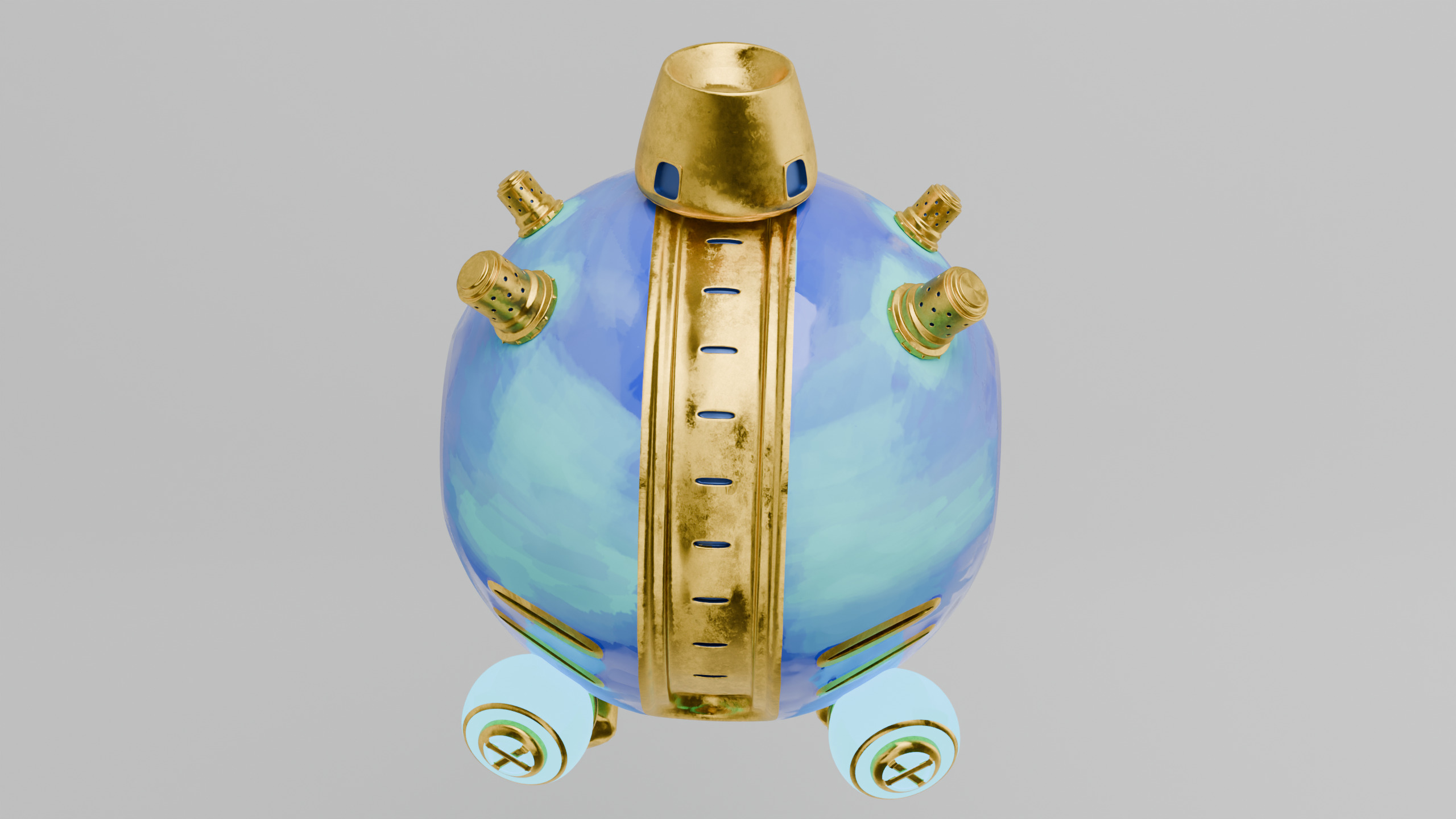 Animation Sci Fi Robot Game asset 3D model_5