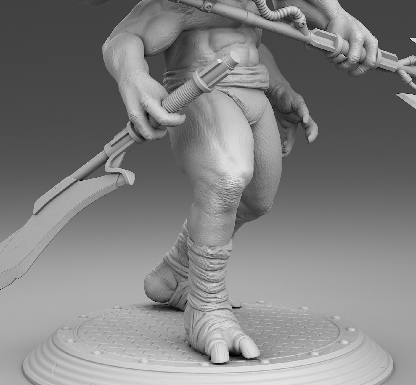 Cyclop is a fighter  3D print model_9