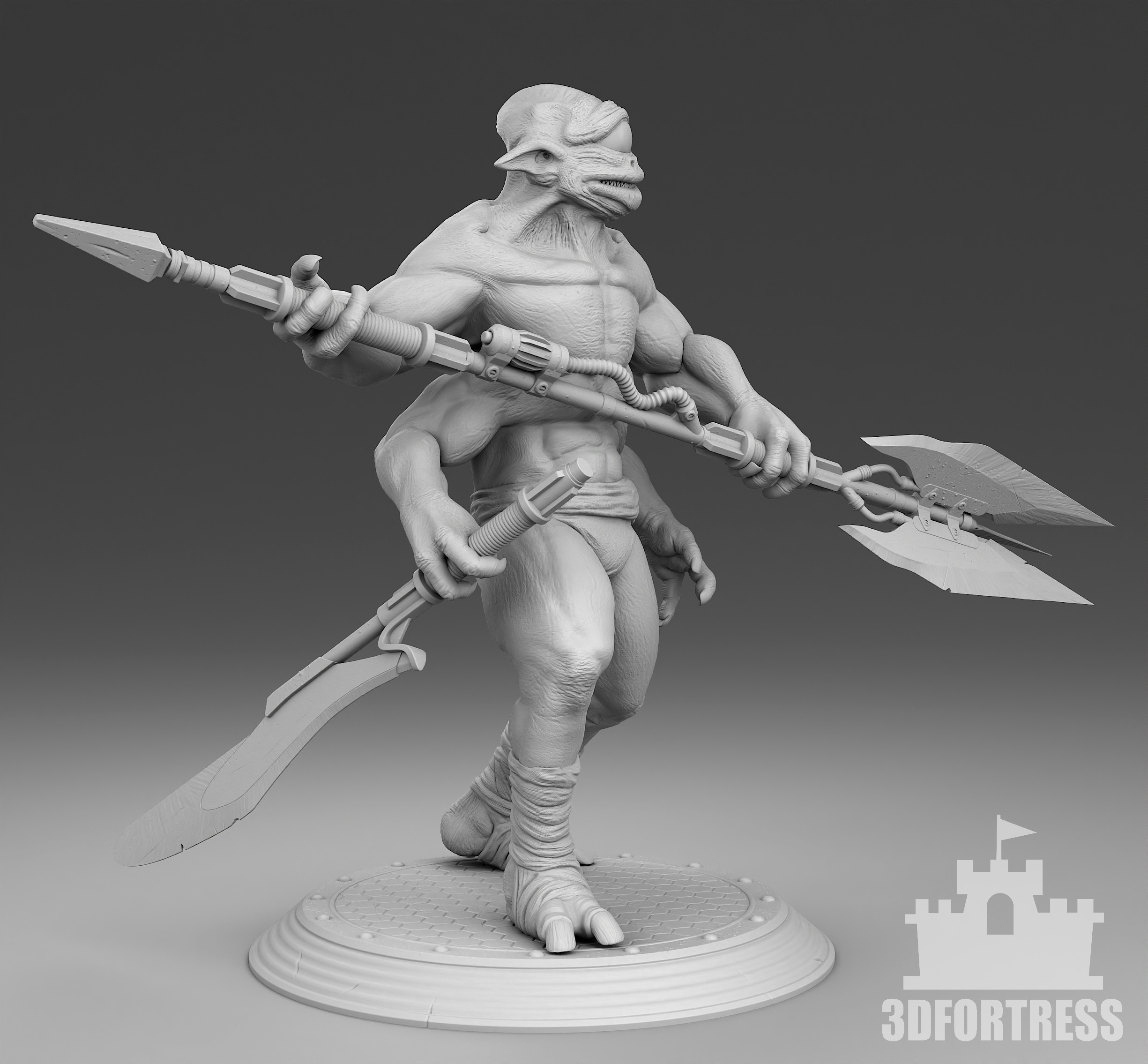 Cyclop is a fighter  3D print model_1