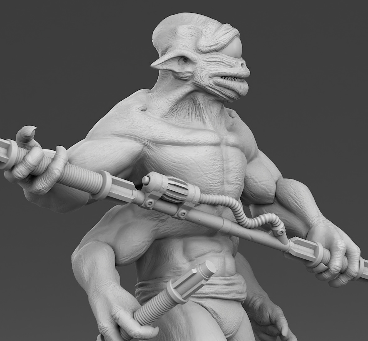 Cyclop is a fighter  3D print model_8