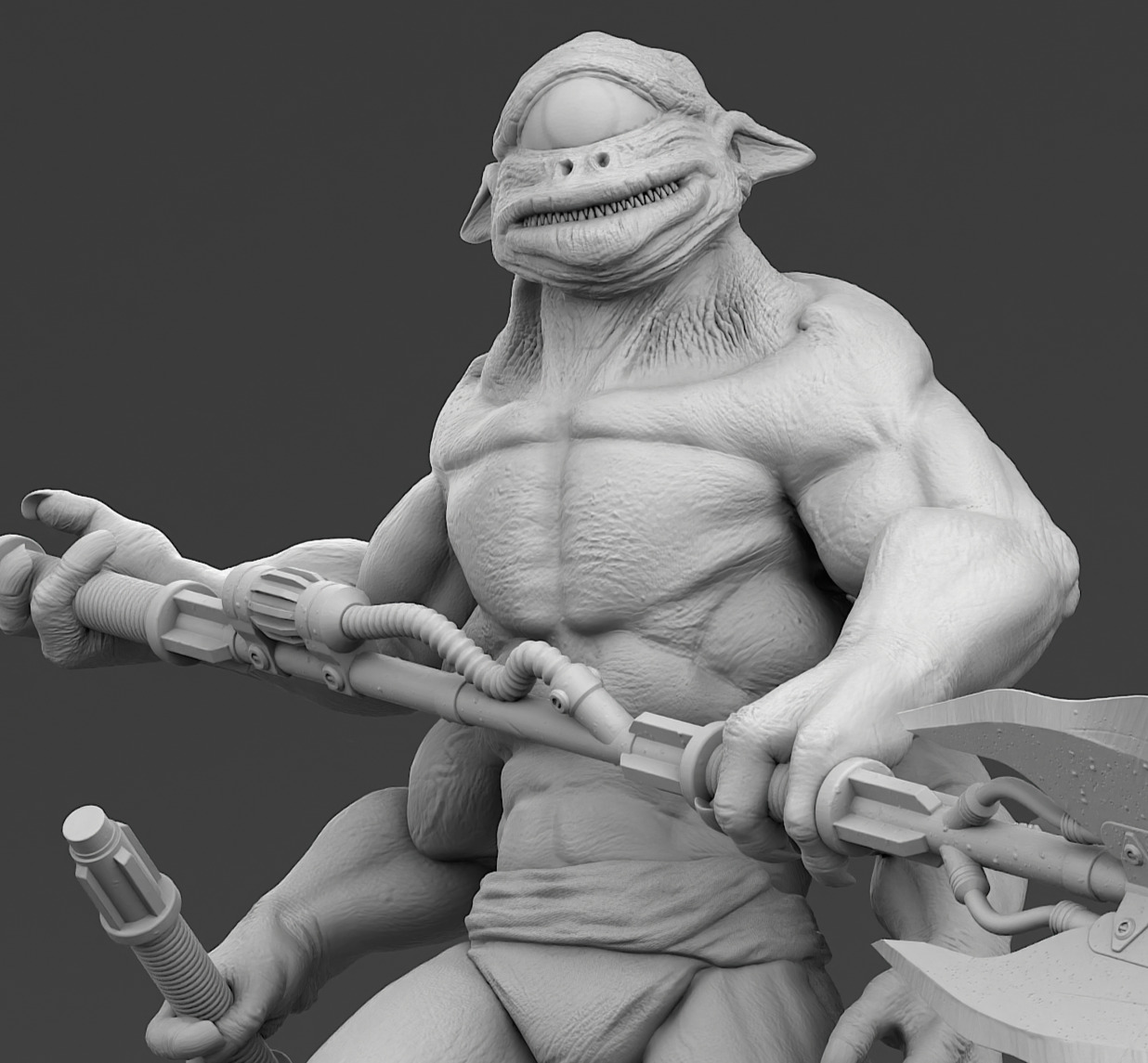 Cyclop is a fighter  3D print model_4