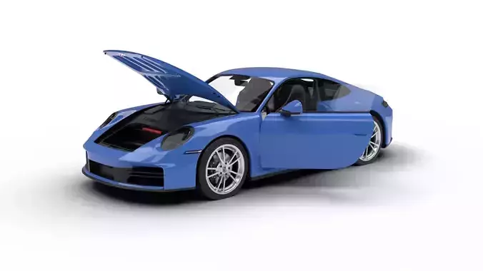 Porsche 911 Carrera 2025 3d model HQ