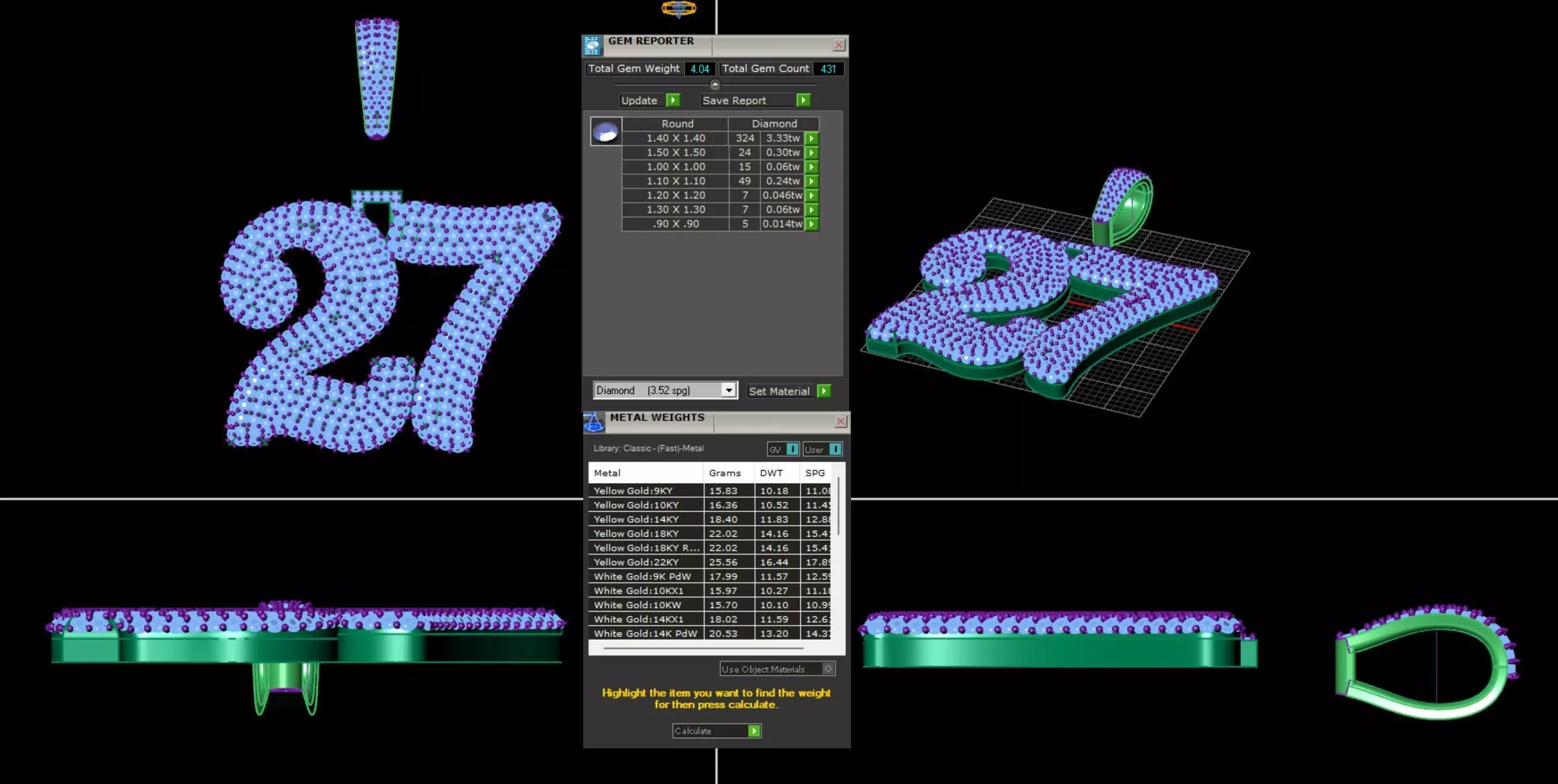 27 pendant 3D print model_0