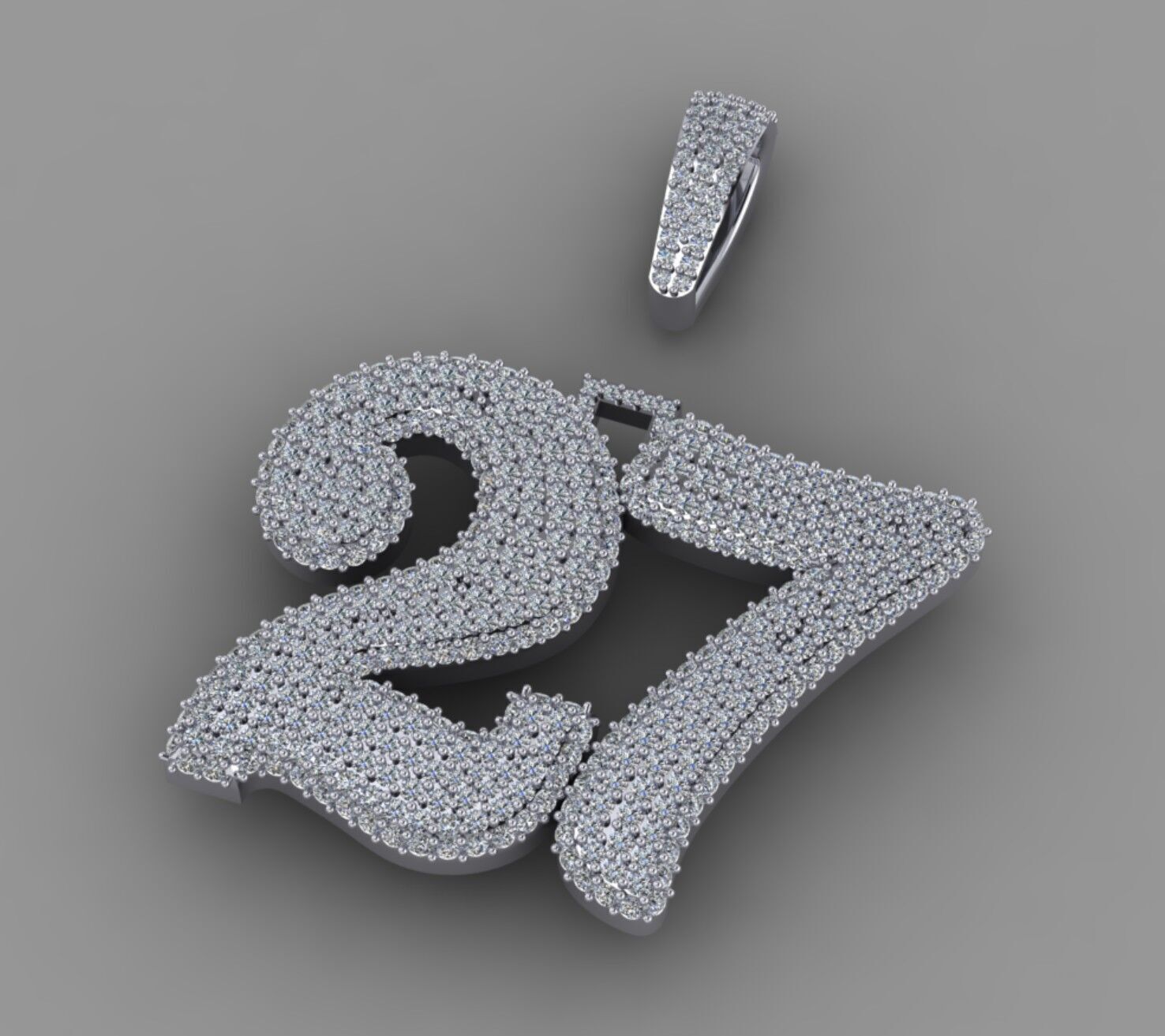 27 pendant 3D print model_1