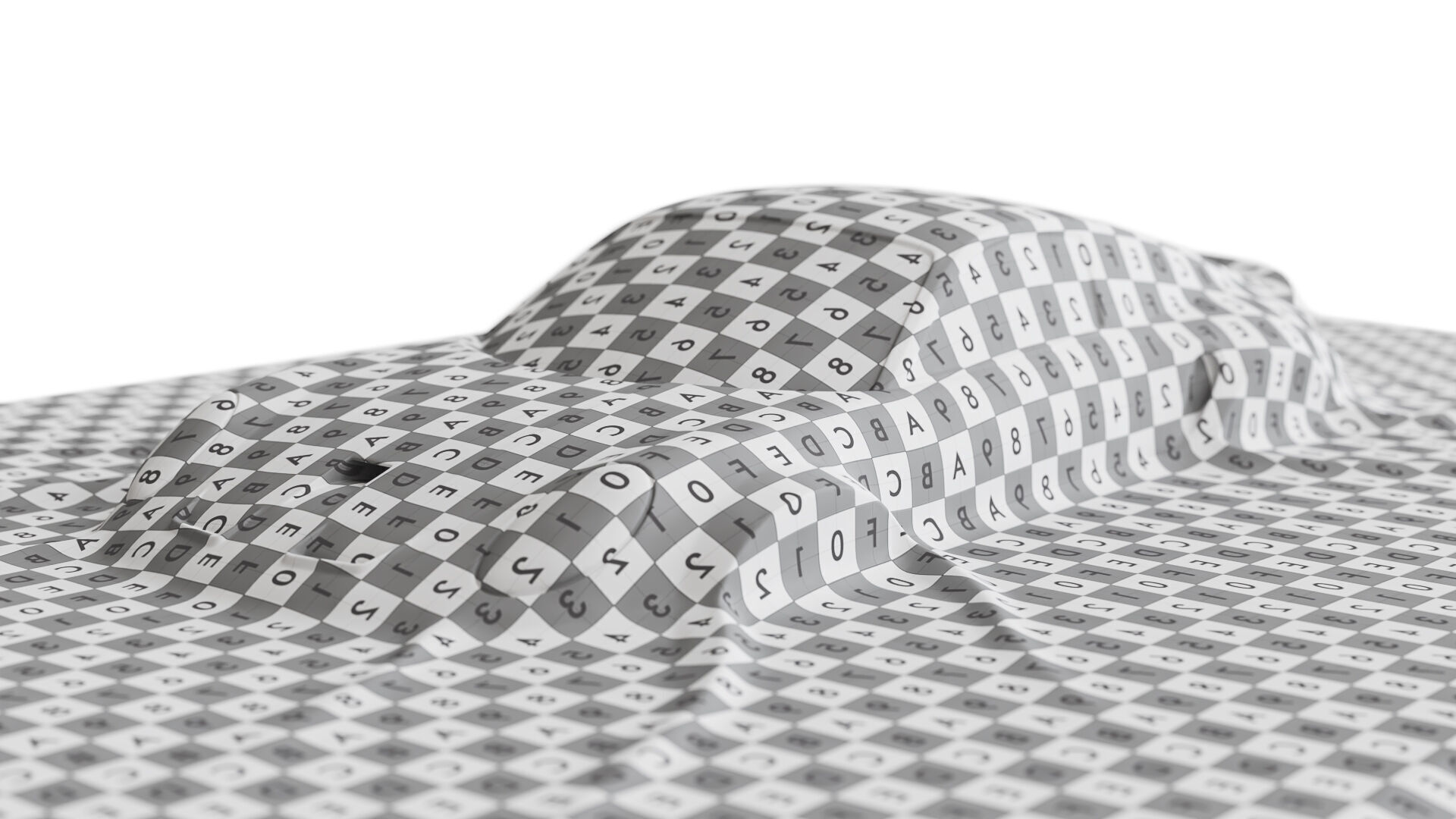 Porsche 911 GTS wall sculpture 3D model_8