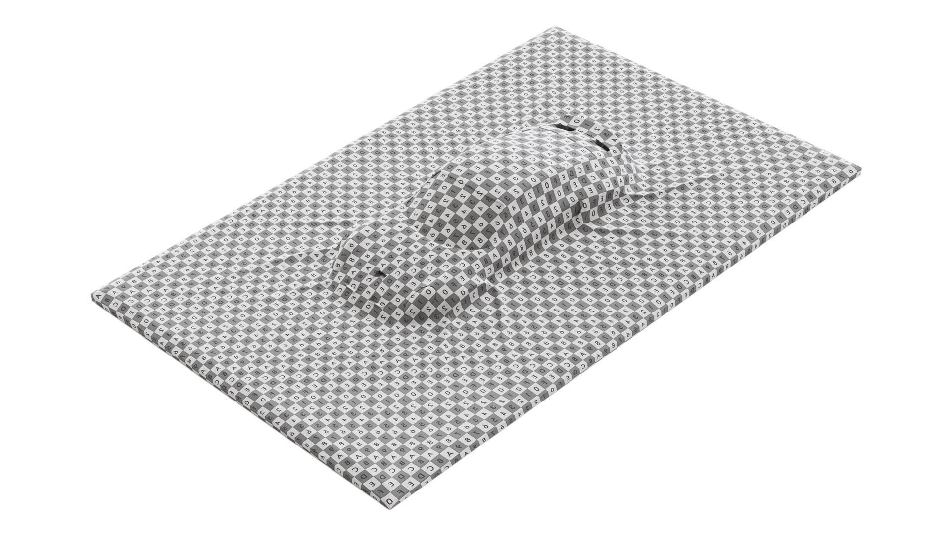 Porsche 911 GTS wall sculpture 3D model_10