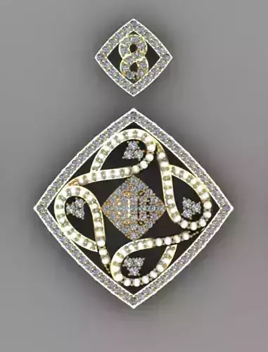 pendant diamonds