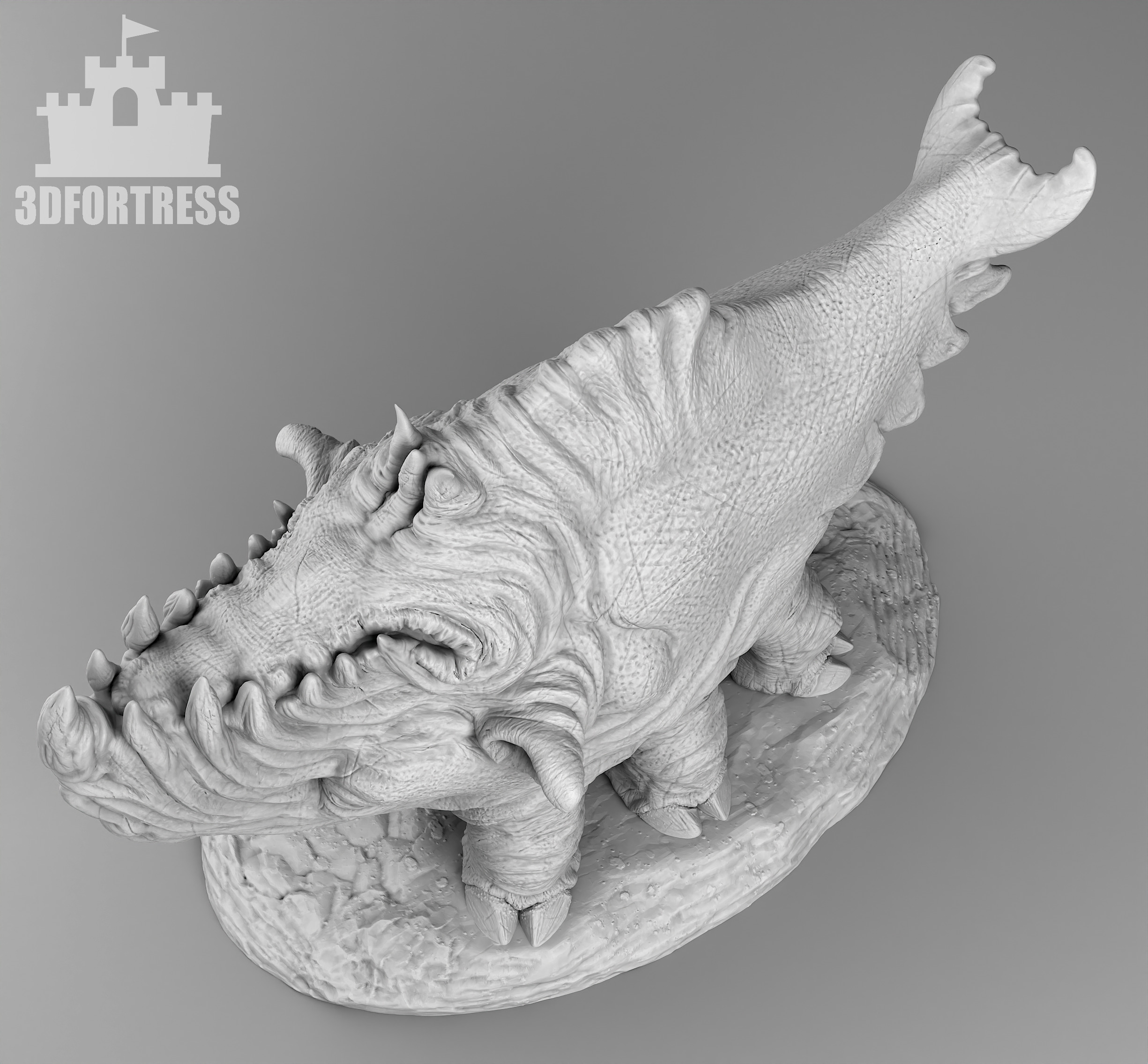 Whale walker 3D print model_2