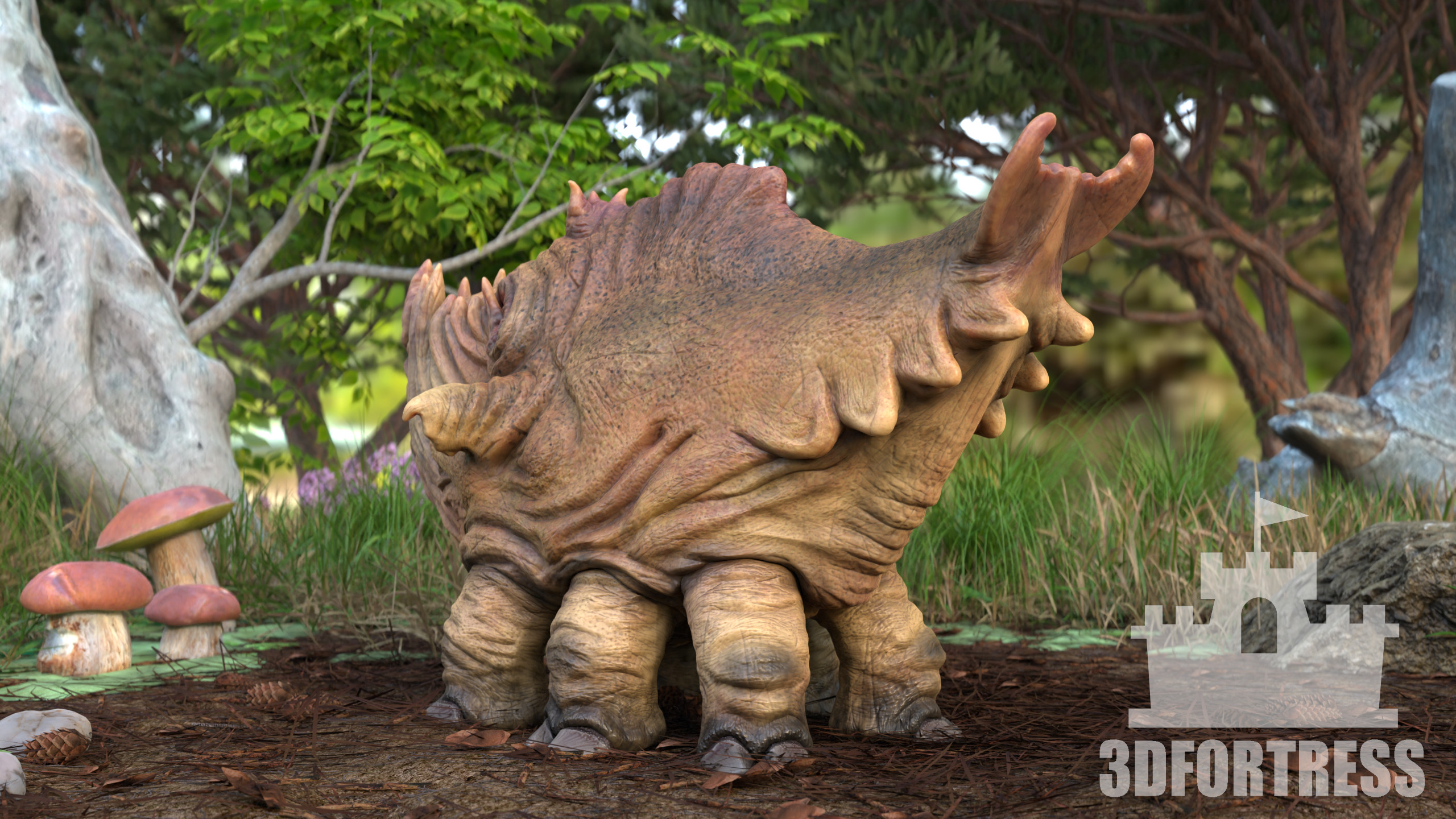 Whale walker 3D print model_5